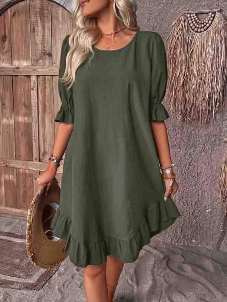 Letnia sukienka z ruffles