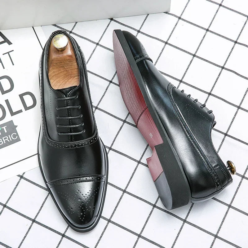 Klasyczny wysokiej jakości oksfordzki buty