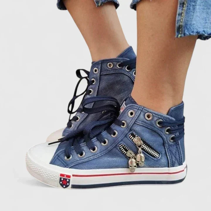 Stylowy ortopedyczny na zamek buty