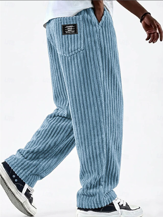 Klasyczny Corduroy codzienny spodnie