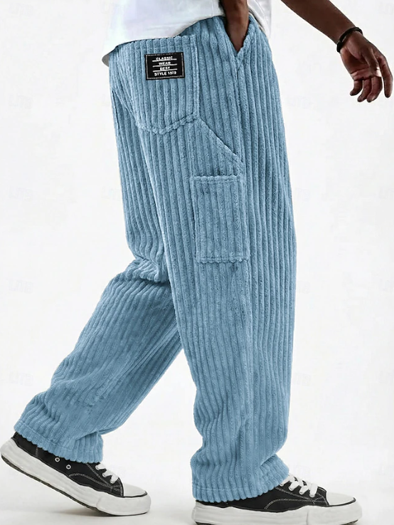 Klasyczny Corduroy codzienny spodnie