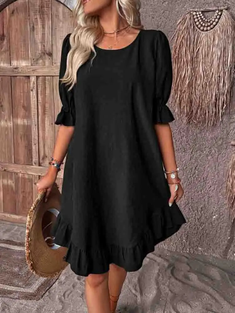 Letnia sukienka z ruffles