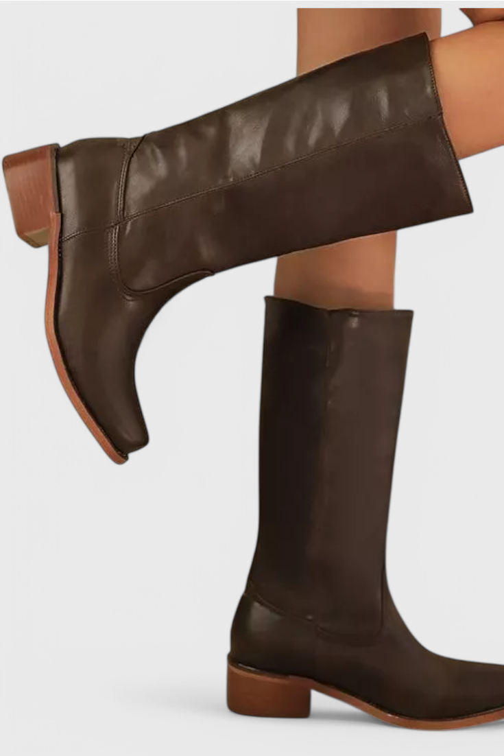 Klasyczny kolano-wysoki Heeled buty
