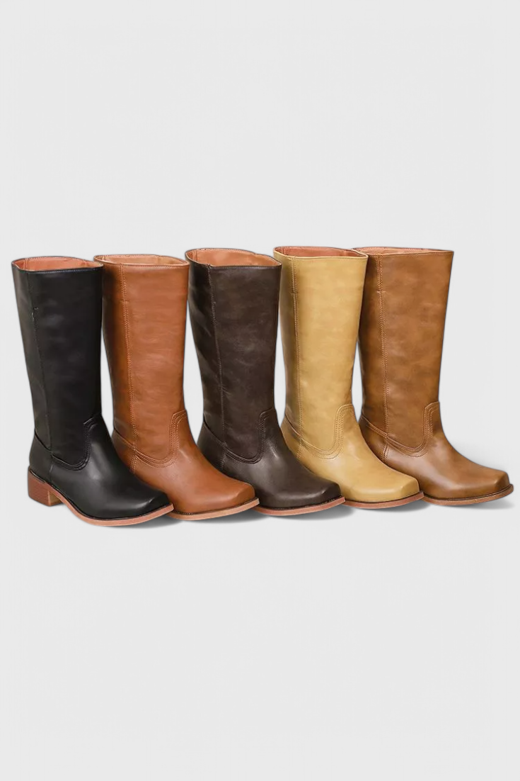 Klasyczny kolano-wysoki Heeled buty