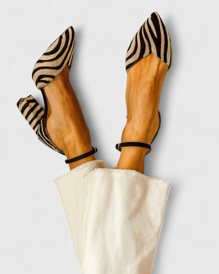 Elegancki Sling Pointed nosek szpilki