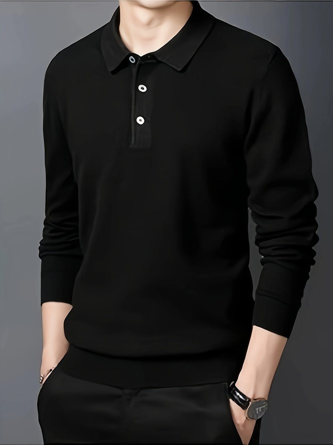 Elegancki z kołnierzem koszulka polo