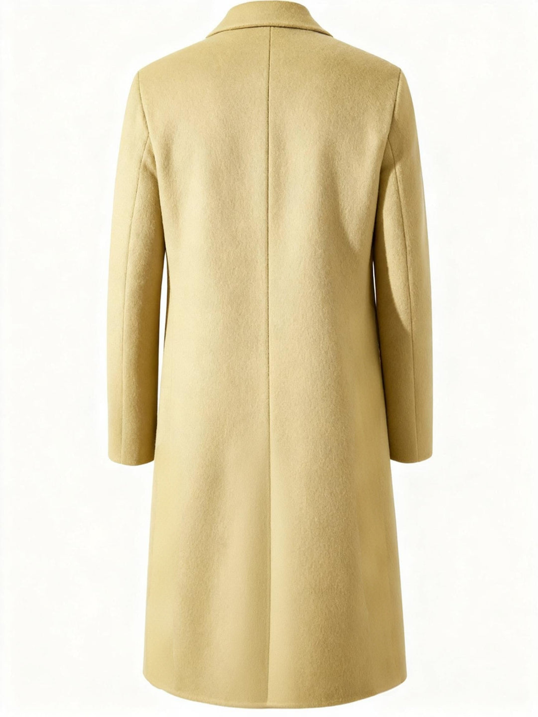 Elegancki długi Trench płaszcz