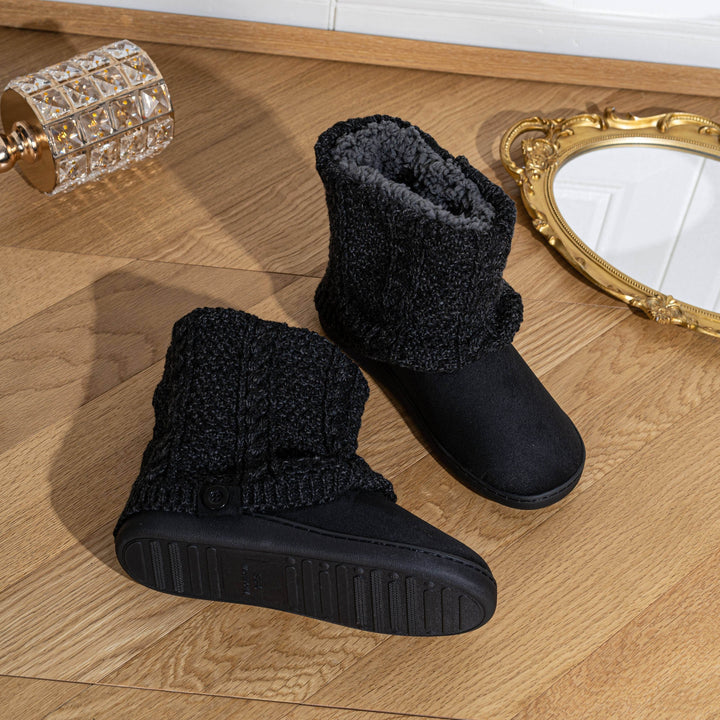 Przytulna dzianina-Cuff buty