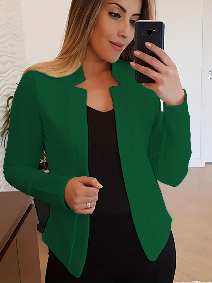 Otwarty przedni dopasowany kurtka