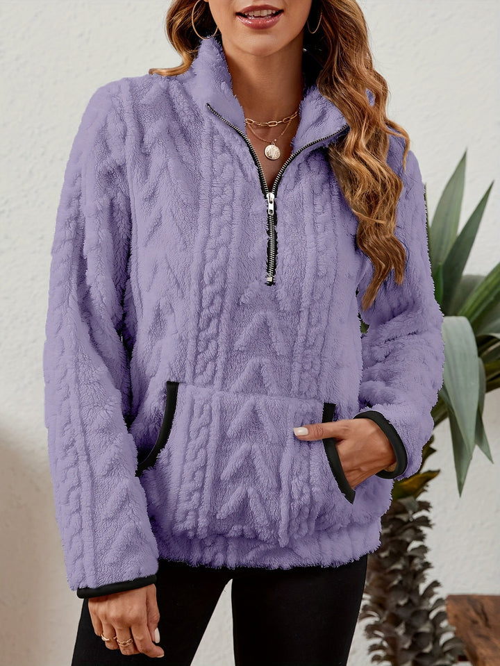 Przytulny zamek 1/2 sweter