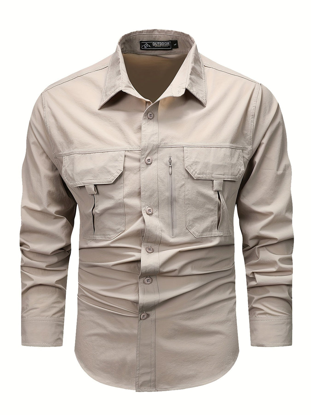 Solidny Multi-Pocket Cargo koszula