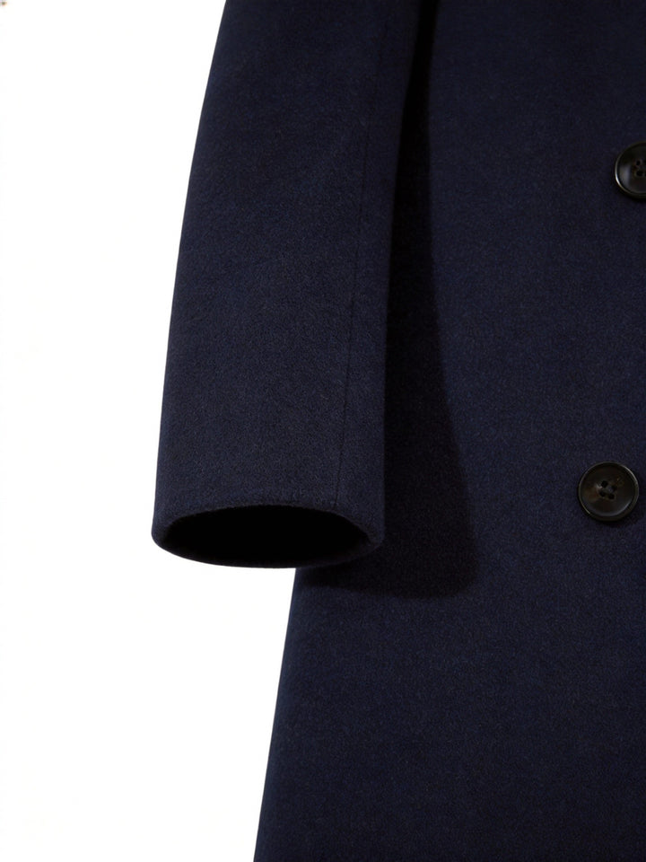 Elegancki długi Trench płaszcz