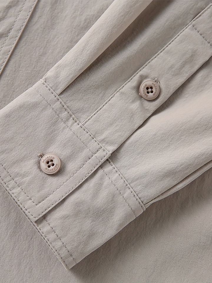 Solidny Multi-Pocket Cargo koszula