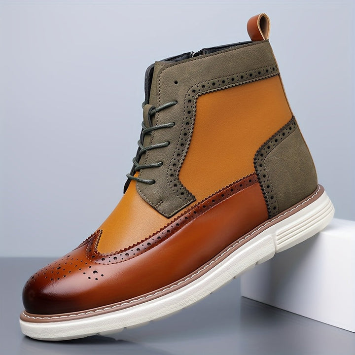 Elegancki wingtip botki