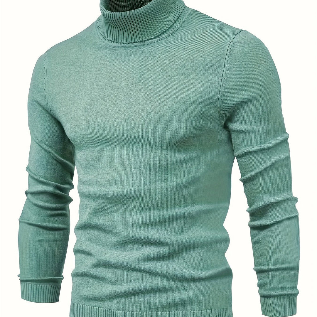 Klasyczny półgolf sweter