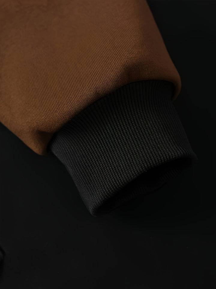 Blok kolorystyczny Zip-Up bluza z kapturem