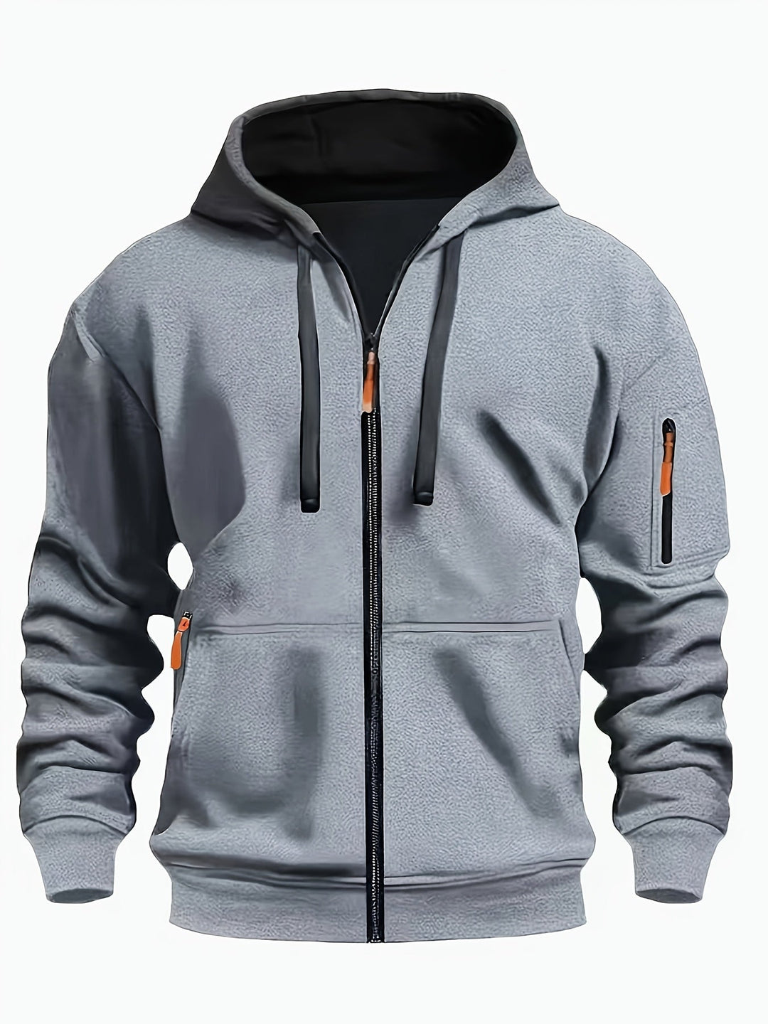 Codzienny Zip-Up bluza z kapturem