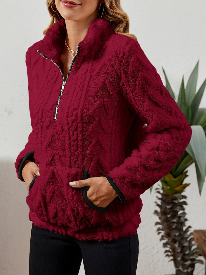 Przytulny zamek 1/2 sweter