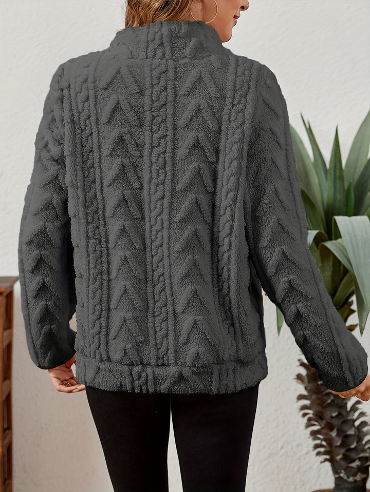 Przytulny zamek 1/2 sweter