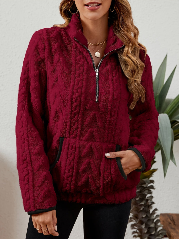 Przytulny zamek 1/2 sweter