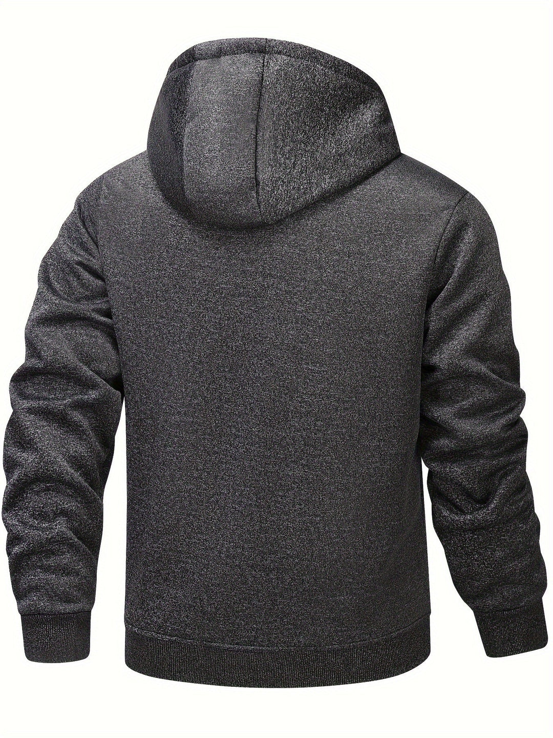 Przytulny z kapturem Zip-Up kurtka