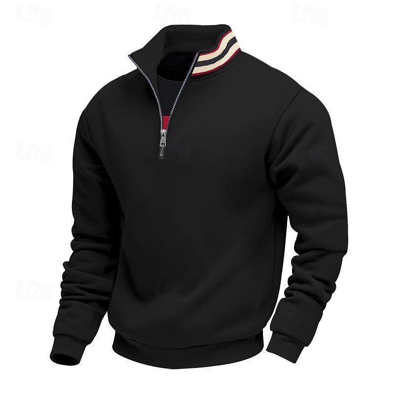 Zamek 1/4 stójka sweter