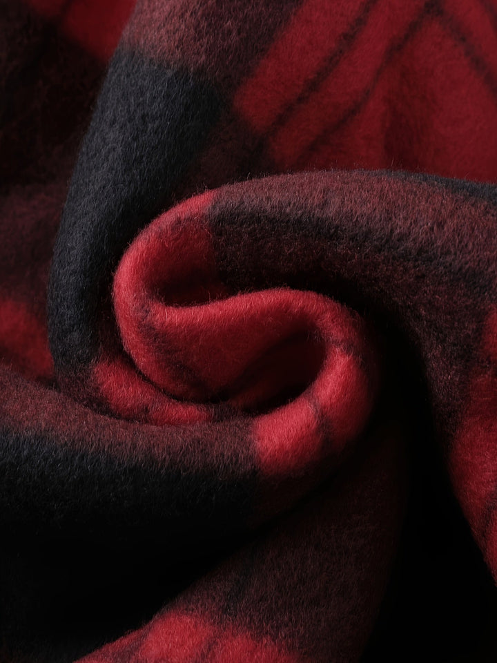 Przytulny z kapturem Zip-Up kurtka