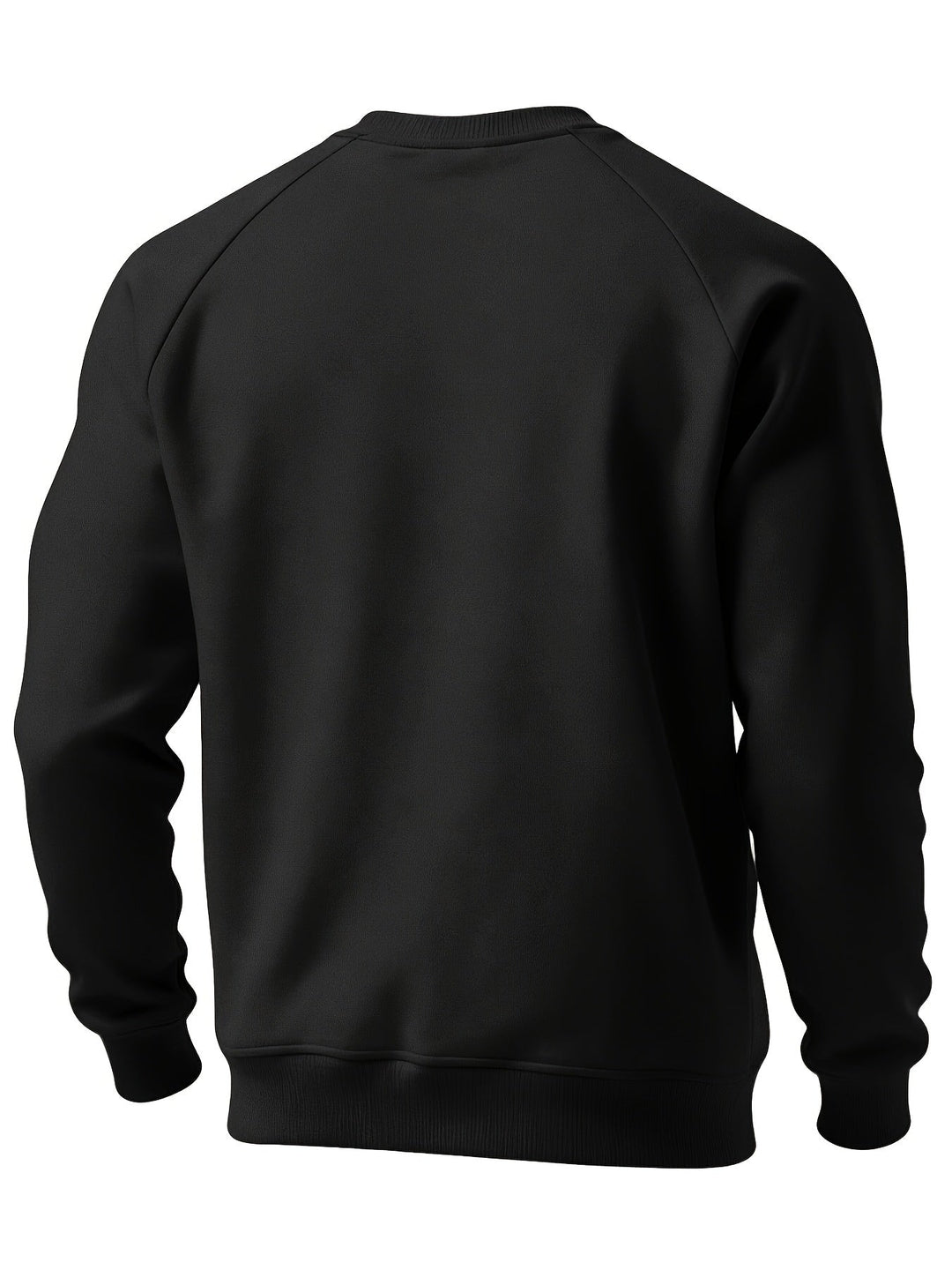 Klasyczny Raglan bluza z okrągłym dekoltem