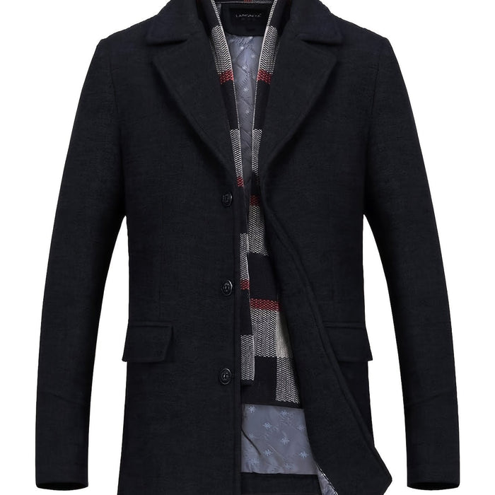 Dopasowany Single-Breasted Overcoat