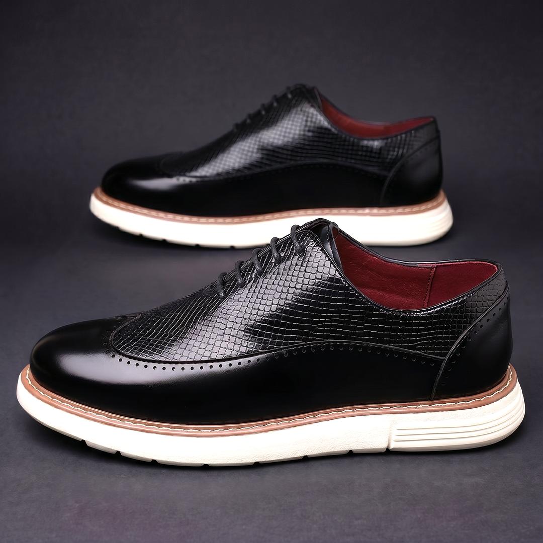 Nowoczesny wingtip oxfordy