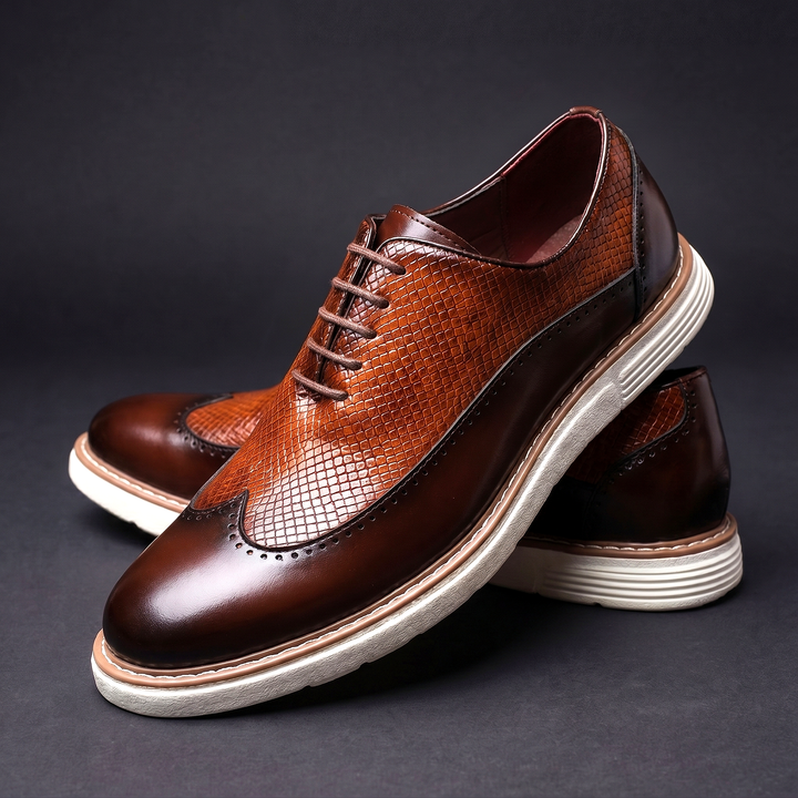Nowoczesny wingtip oxfordy