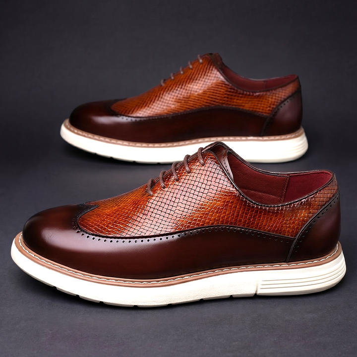 Nowoczesny wingtip oxfordy