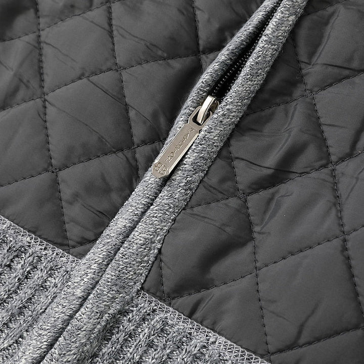 Zip-Up wyróżniać się kołnierz kardigan