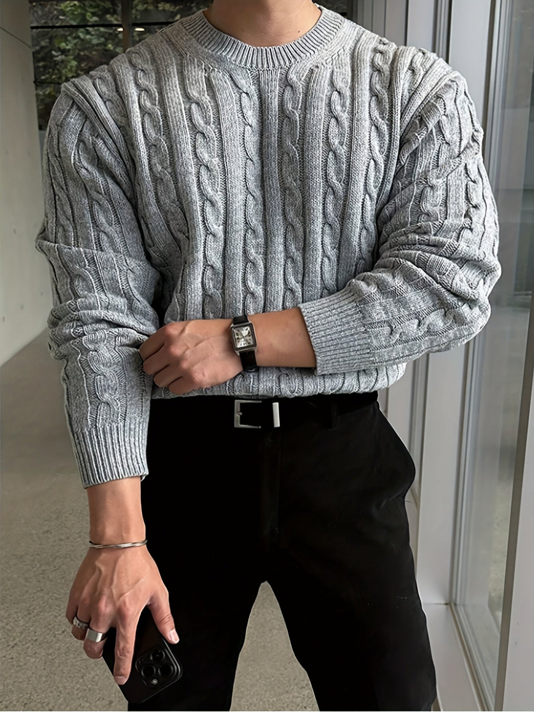 Twisted Cable sweter sweter