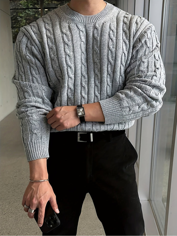 Twisted Cable sweter sweter