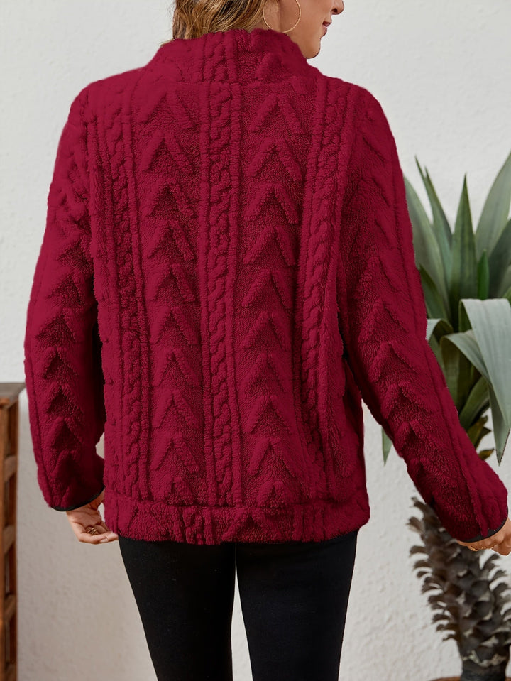 Przytulny zamek 1/2 sweter