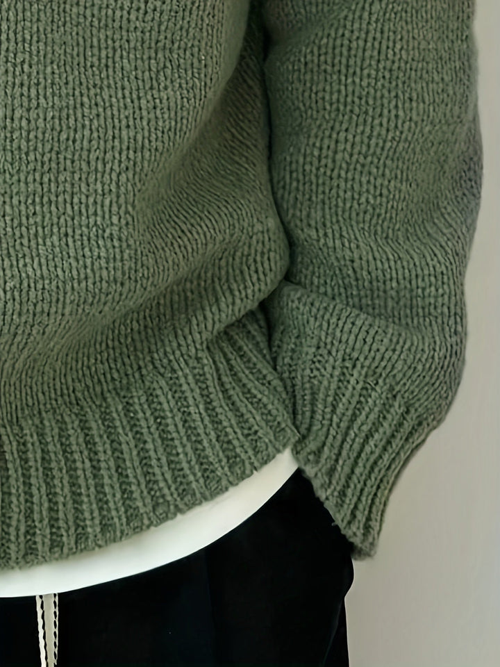 Swobodny Drop-Shoulder sweter
