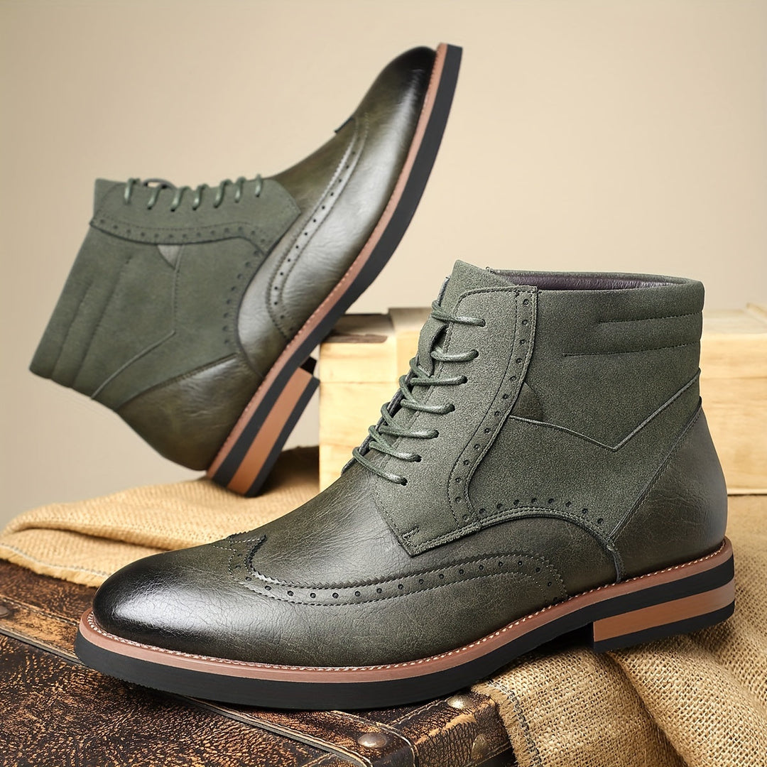Klasyczny wingtip botki