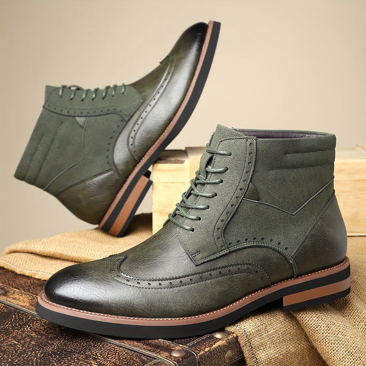 Klasyczny wingtip botki