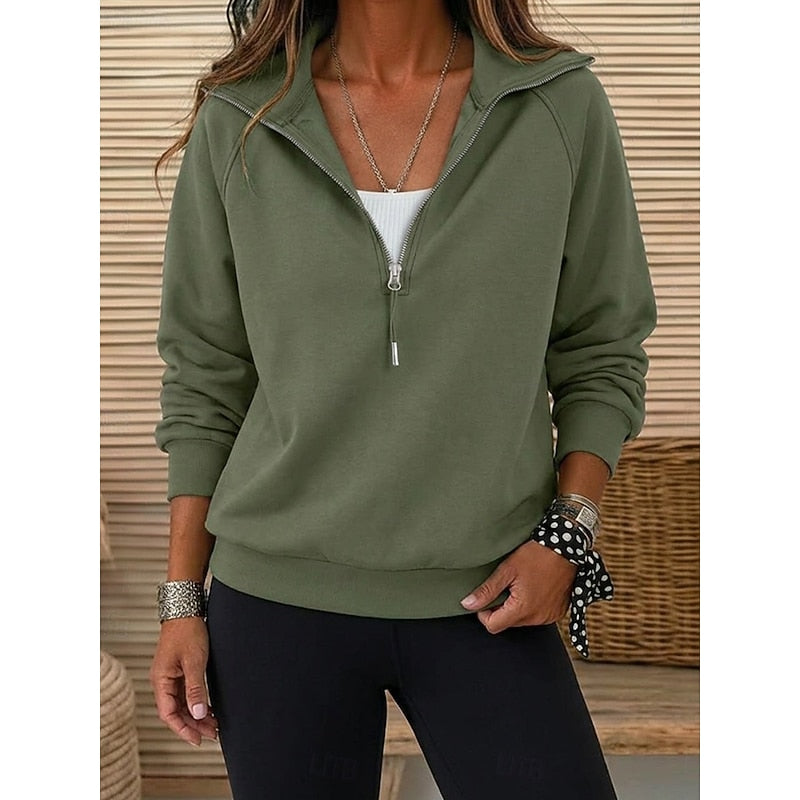 Zamek 1/4 Lapel bluza