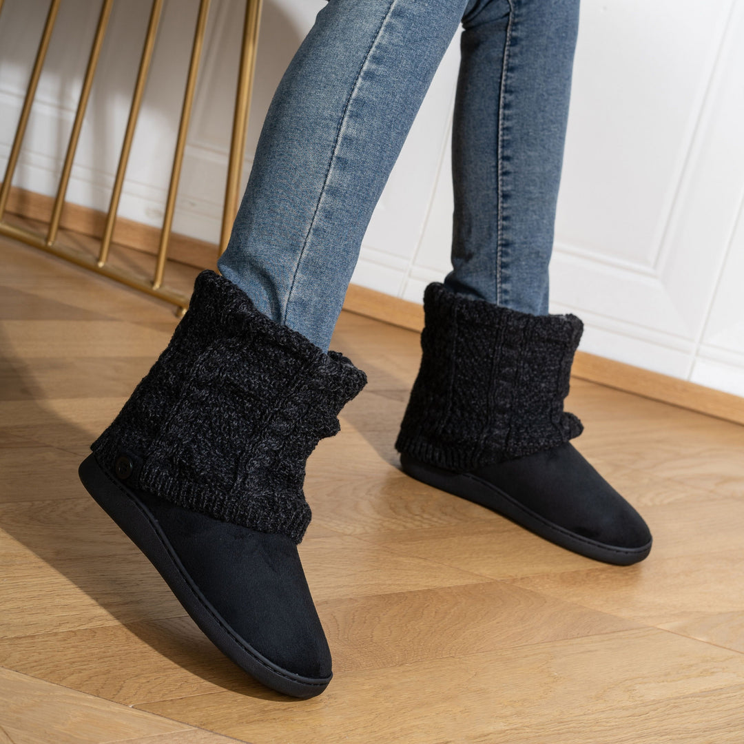 Przytulna dzianina-Cuff buty