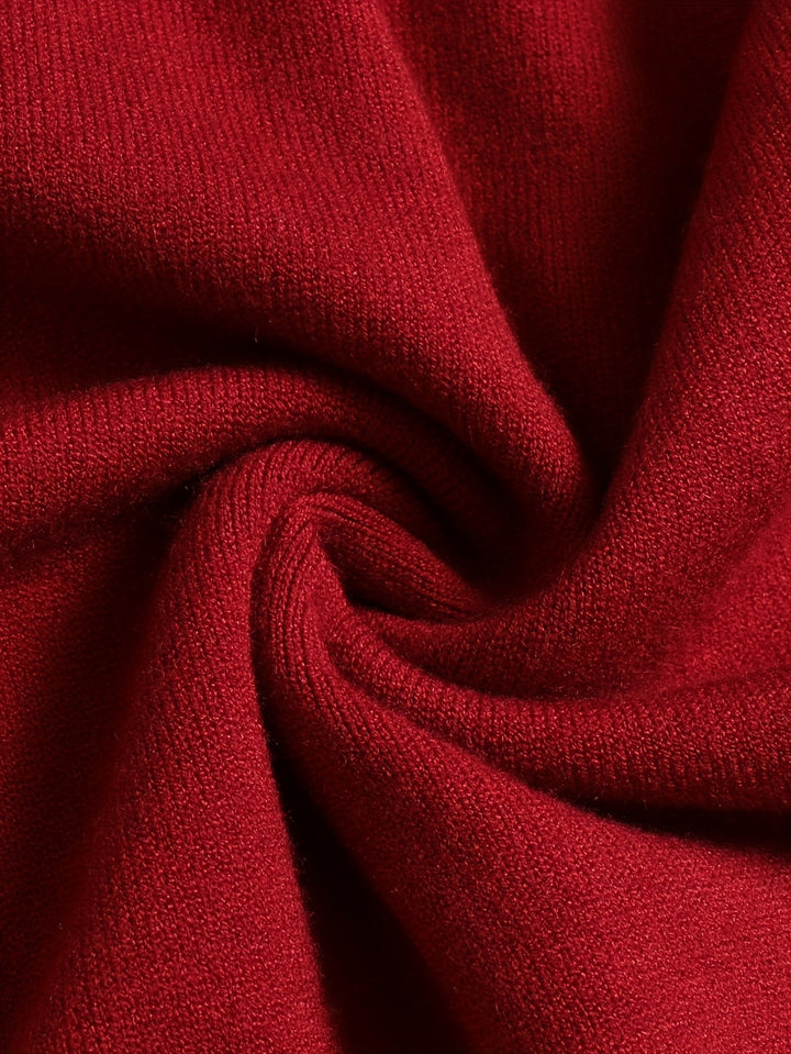 Elegancki wysoki-szyja sweter