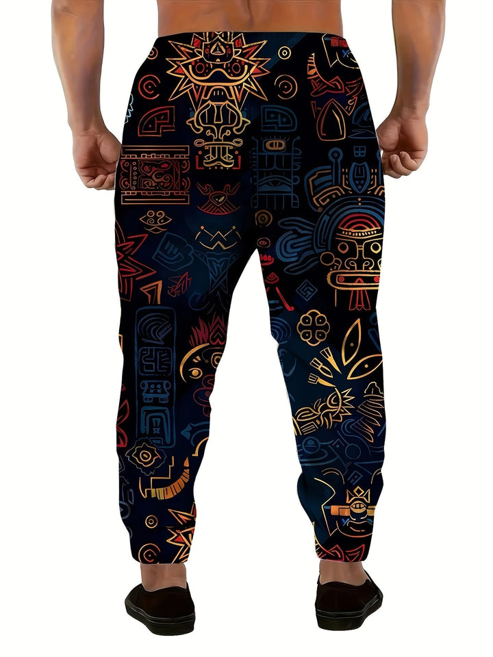 Wyrazisty wzorzysty joggery