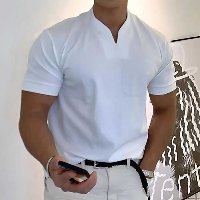 Elegancki kołnierz koszulka polo