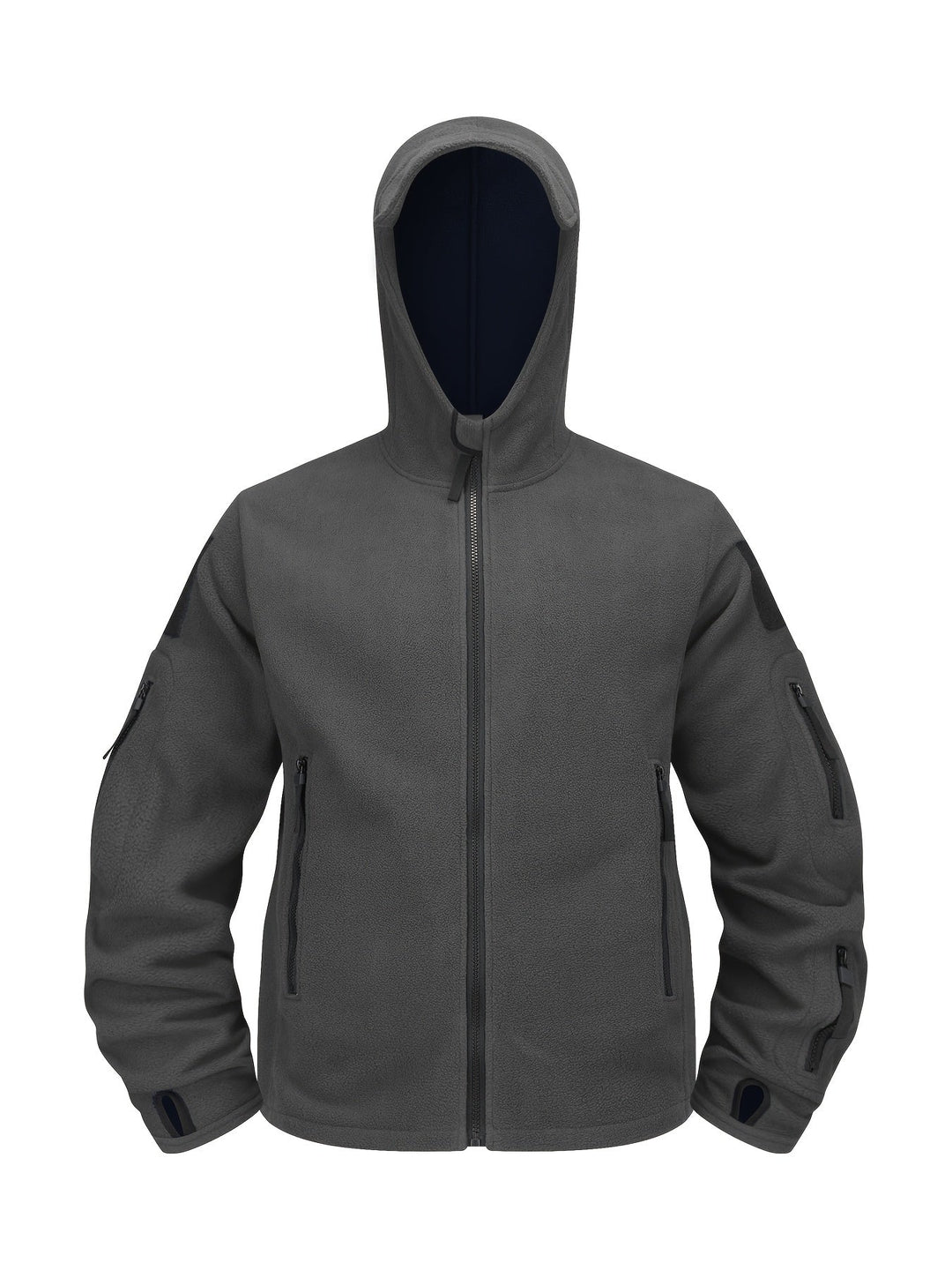 Solidny z kapturem zamek kurtka