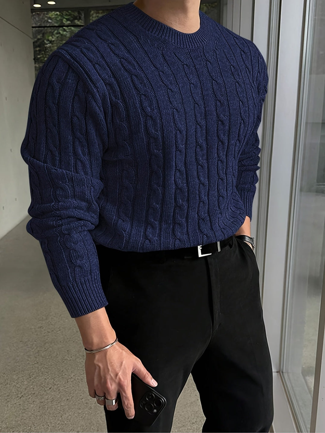 Twisted Cable sweter sweter