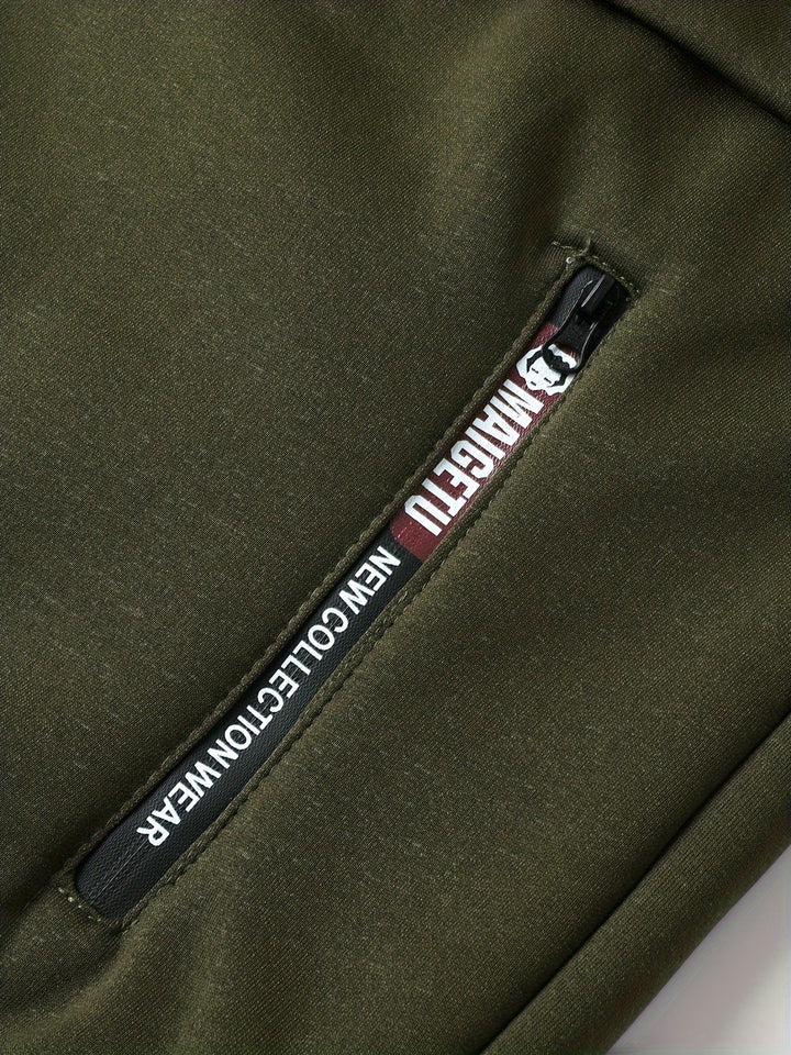 Przytulny z kapturem Zip-Up kurtka