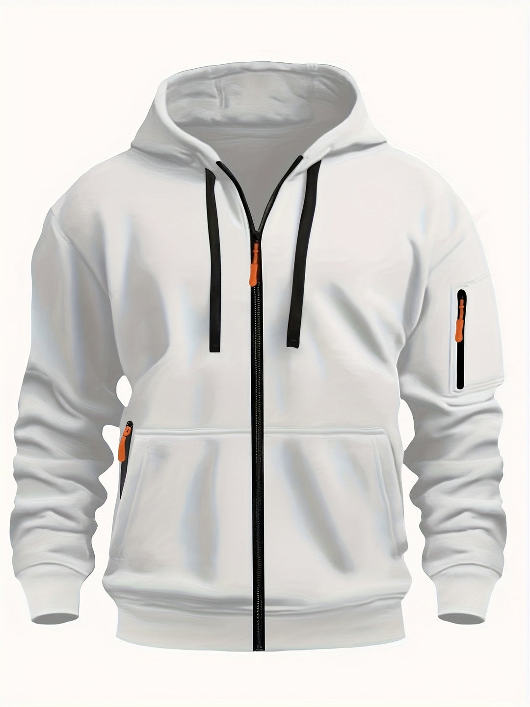 Codzienny Zip-Up bluza z kapturem
