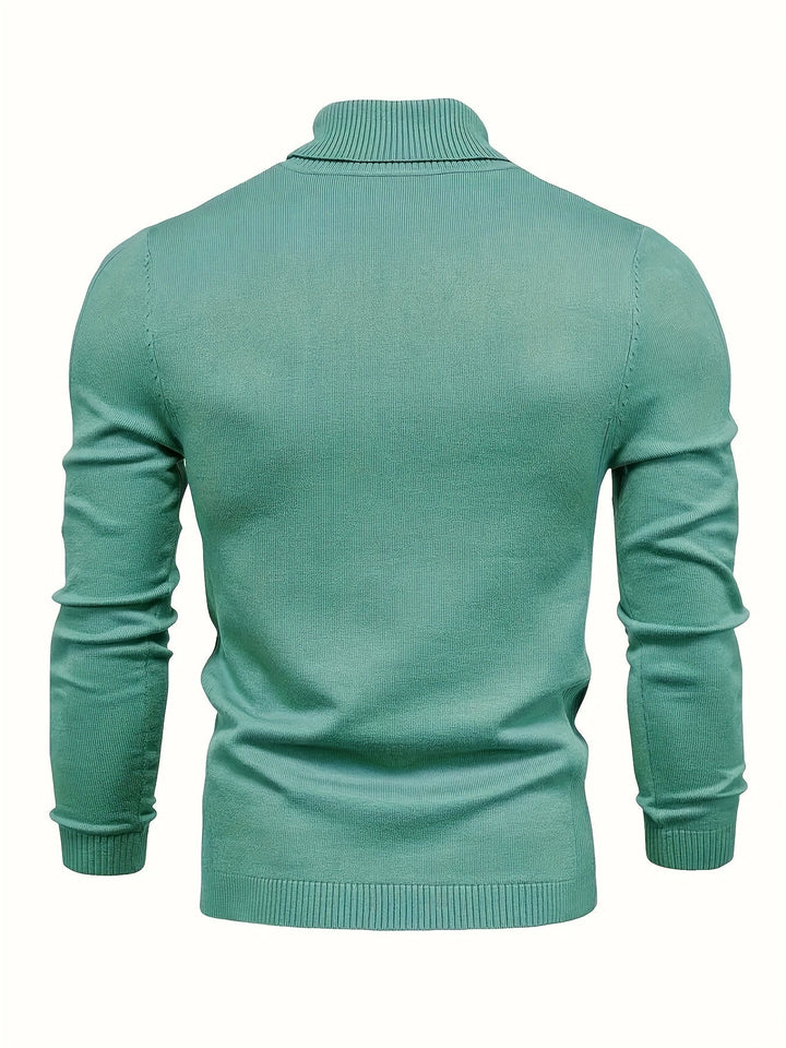 Klasyczny półgolf sweter