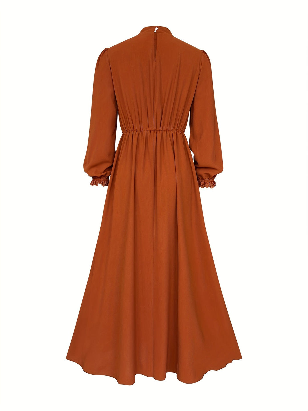Vintage plisowany sukienka maxi